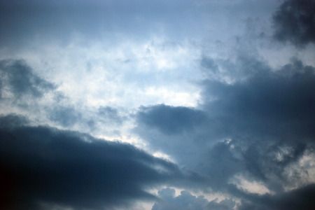 cloud on blue sky