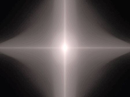 Digital Fractal on Black Color