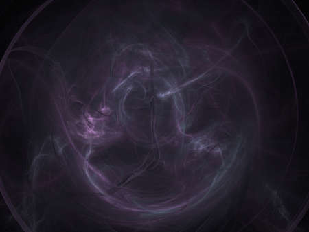 image of one Digital Fractal on Black Color
