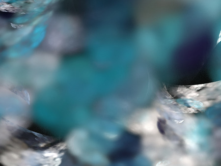 image of one Digital Fractal on Black Colorの写真素材