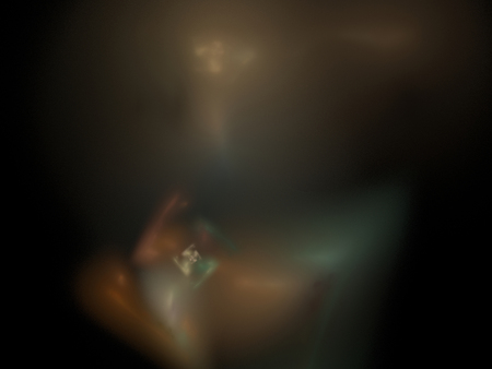 image of one Digital Fractal on Black Colorの写真素材