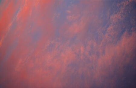 sunset sky at summer