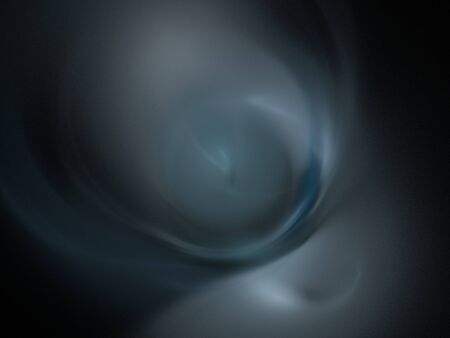 image of one Digital Fractal on Black Colorの写真素材