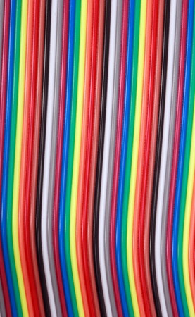 many wire ribbon cableの写真素材