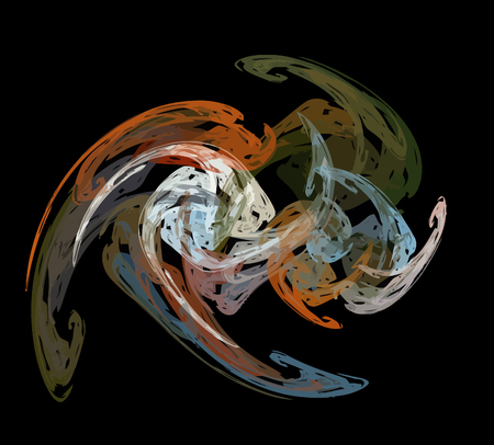 black vector background  illustration.のイラスト素材