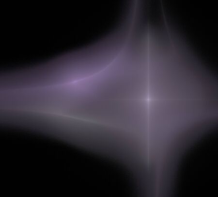 image of one Digital Fractal on Black Colorの写真素材