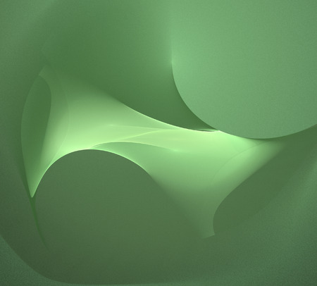 image of one Digital Fractal on Black Colorの写真素材