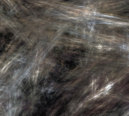 image of one Digital Fractal on Black Colorの写真素材