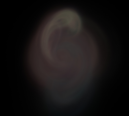 image of one Digital Fractal on Black Color