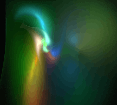 Vector Illustration of digital fractalのイラスト素材