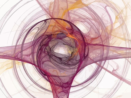 Vector Illustration of digital fractalのイラスト素材