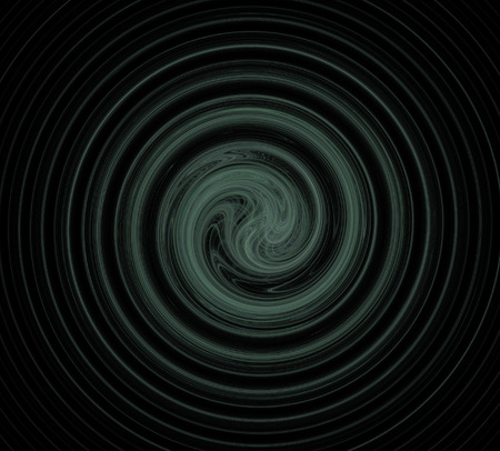 image of one Digital Fractal on Black Colorの写真素材