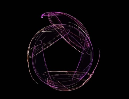 one Illustration of digital fractal with multicolorのイラスト素材