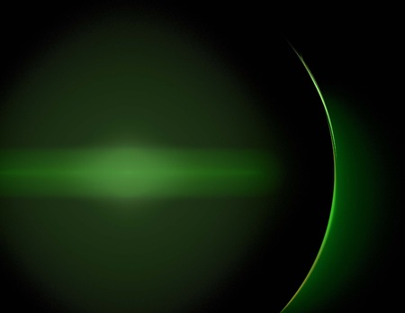 image of one Digital Fractal on Black Colorの写真素材