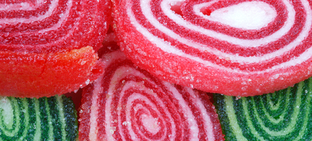 Multicolor Fruit Jellyの写真素材