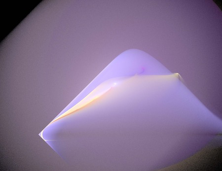 image of one Digital Fractal on Black Colorの写真素材