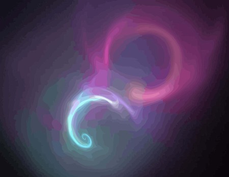 one Illustration of digital fractal with multicolorのイラスト素材