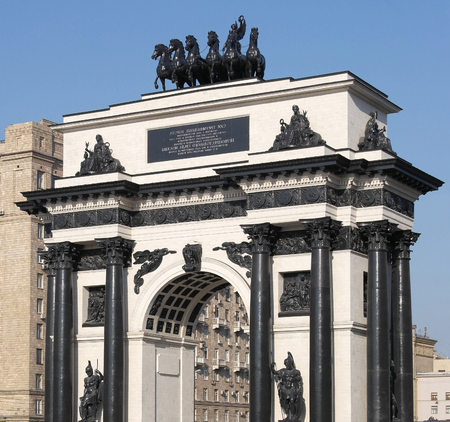 triumphal archの写真素材