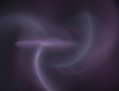 image of one Digital Fractal on Black Colorの写真素材