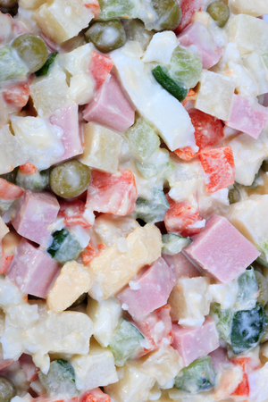 many saladの写真素材