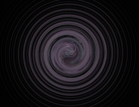 image of one Digital Fractal on Black Colorの写真素材