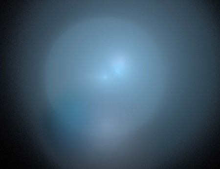image of one Digital Fractal on Black Colorの写真素材