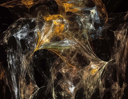 one Illustration of digital fractal with multicolorの写真素材