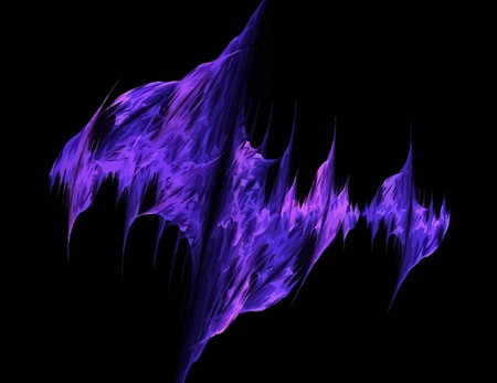 one Illustration of digital fractal with multicolorの写真素材