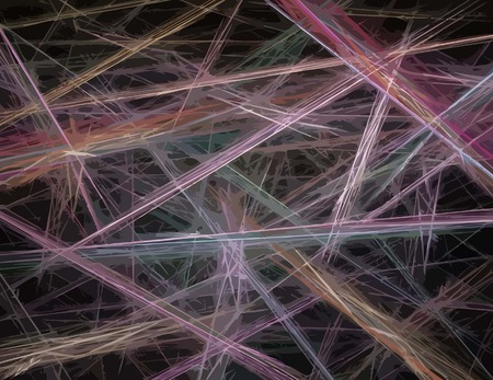 one Illustration of digital fractal with multicolorのイラスト素材