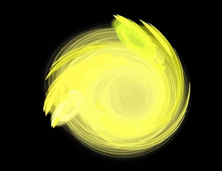 one Illustration of digital fractal with multicolorのイラスト素材