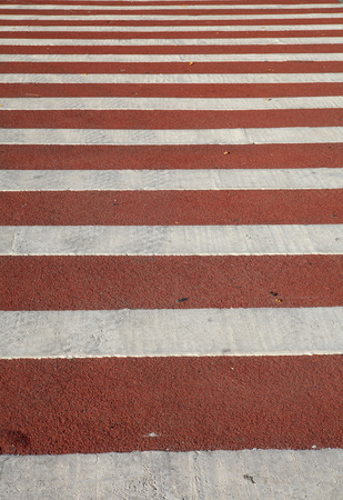 crossing on roadの写真素材
