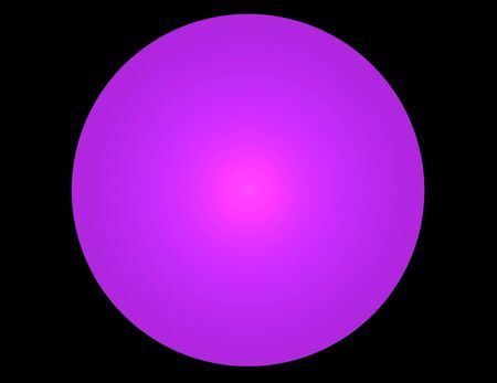 image of one Digital Fractal on Black Colorの写真素材