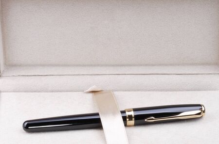 fountain pen in caseの写真素材
