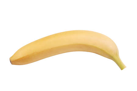 raw Yellow Banana Isolatedの写真素材