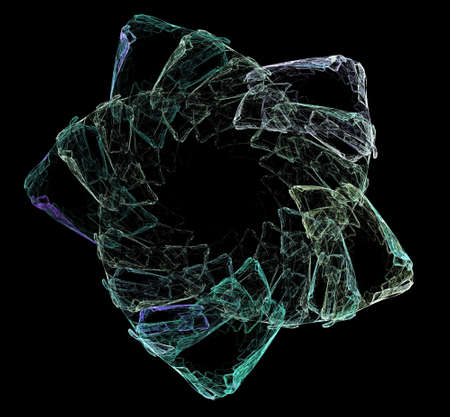 image of one illustration of digital fractal