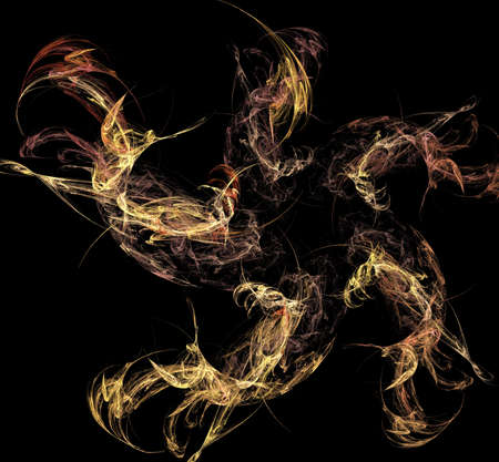 image of one illustration of digital fractalの写真素材