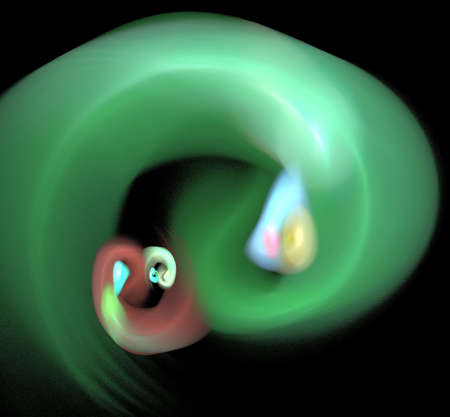 image of one illustration of digital fractal