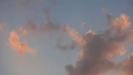 sunset sky at summer