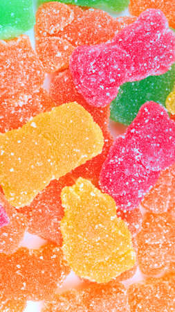 Multicolor Fruit Jellyの写真素材