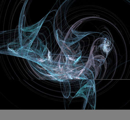 image of one illustration of digital fractalの写真素材