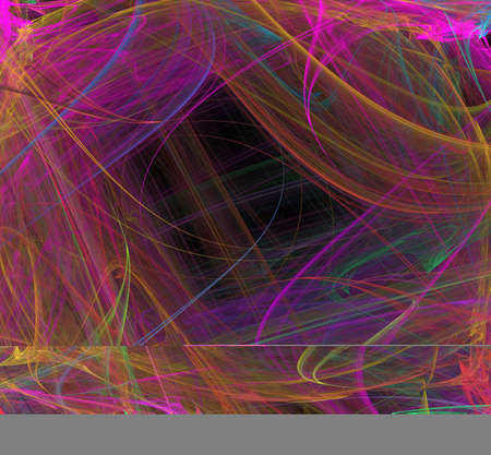 image of one illustration of digital fractalの写真素材