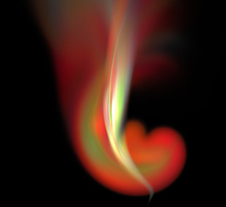 image of one illustration of digital fractalの写真素材