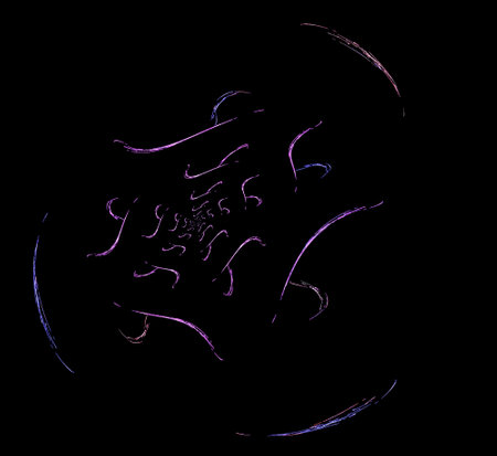 image of one illustration of digital fractal