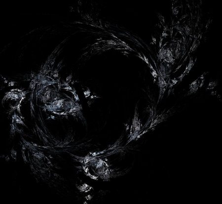 image of one illustration of digital fractalの写真素材