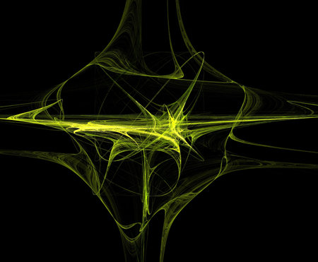 image of one illustration of digital fractalの写真素材