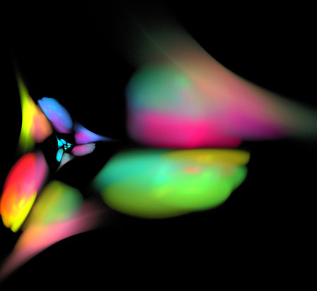 image of one illustration of digital fractalの写真素材