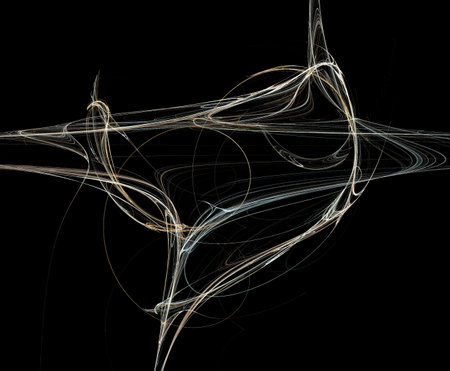 image of one illustration of digital fractalの写真素材