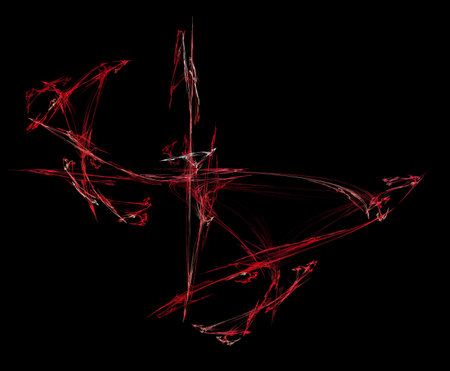 image of one illustration of digital fractalの写真素材