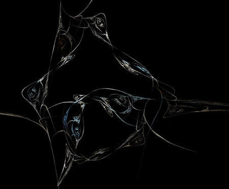 image of one illustration of digital fractalの写真素材