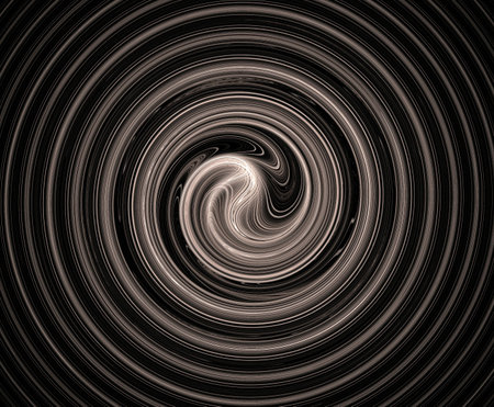 image of one illustration of digital fractalの写真素材